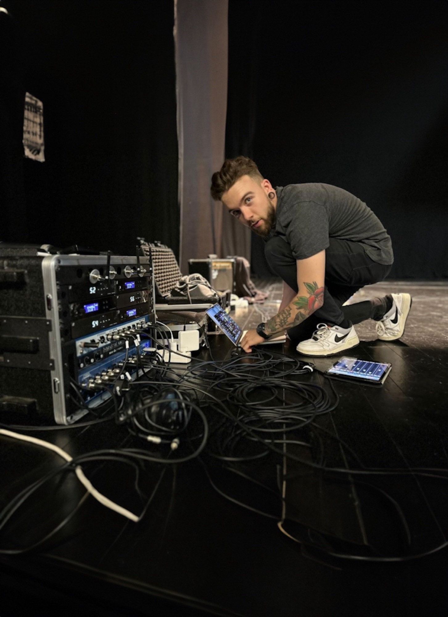 Montando y patcheando un rack de directo sobre el escenario